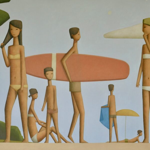 Sunday Morning Bathers 180 x 150 cm.