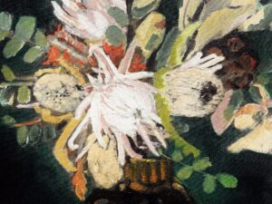 Sophie Perez - Phthalo Green with Dried Natives